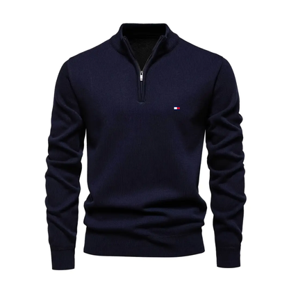 T&H Men's Zip-Up Sweater