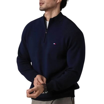 T&H Men's Zip-Up Sweater