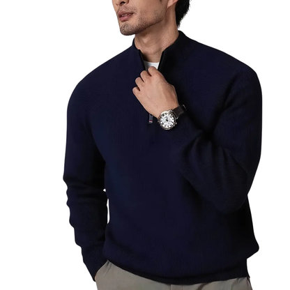 T&H Men's Zip-Up Sweater