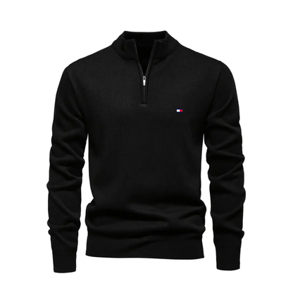 T&H Men's Zip-Up Sweater