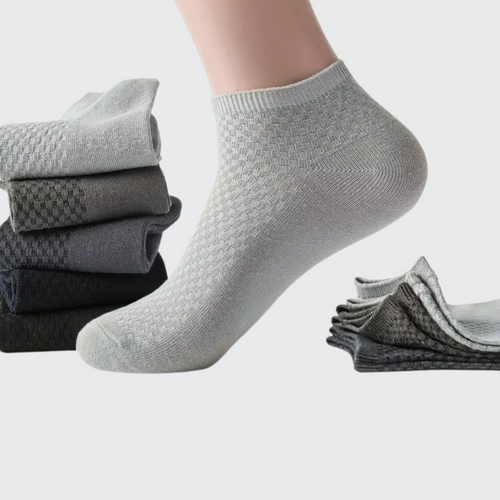 5 Paar Bambussocken für Herren – atmungsaktiv, geruchsneutral und feuchtigkeitsabsorbierend
