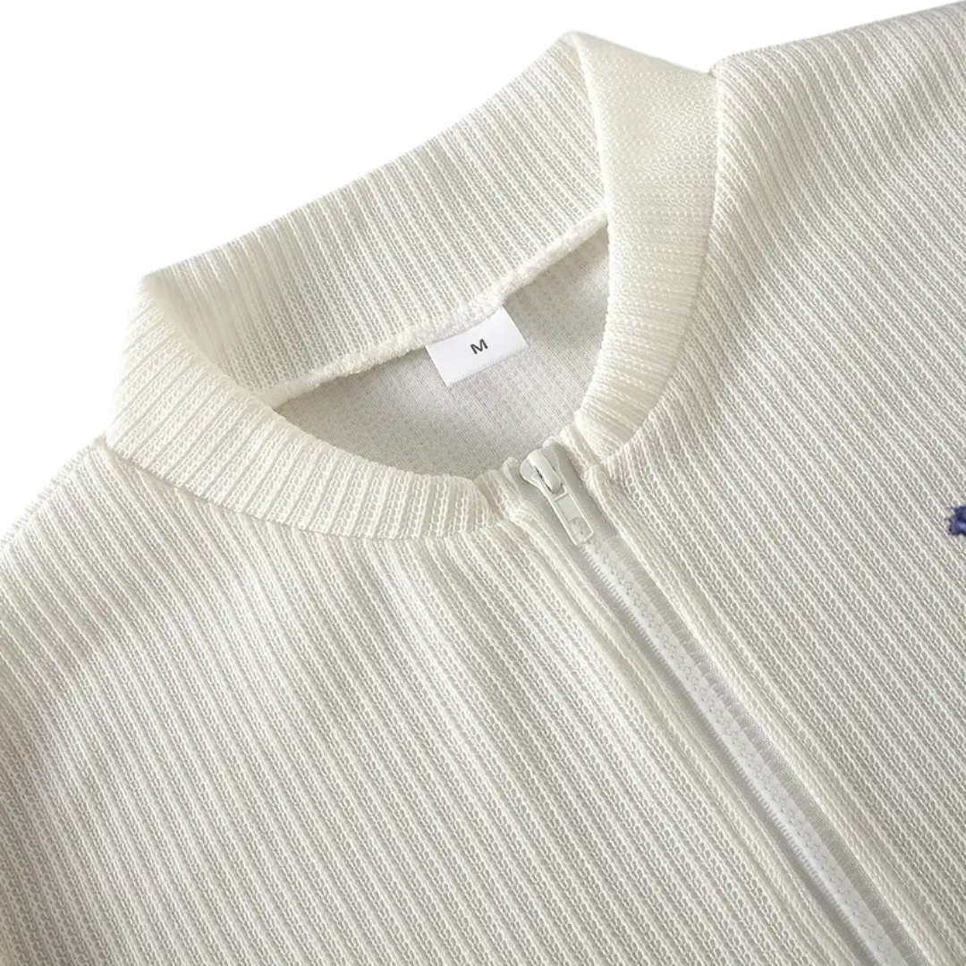 R&L Men's Zip Cardigan