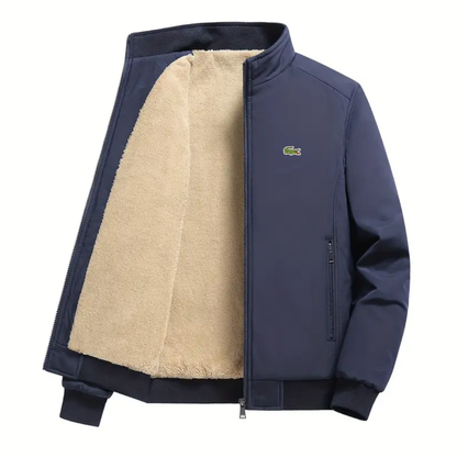 Men's jacket with crocodile lining