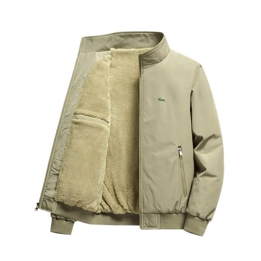 Men's jacket with crocodile lining