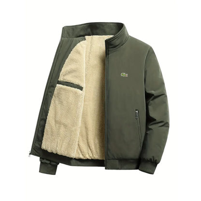 Men's jacket with crocodile lining