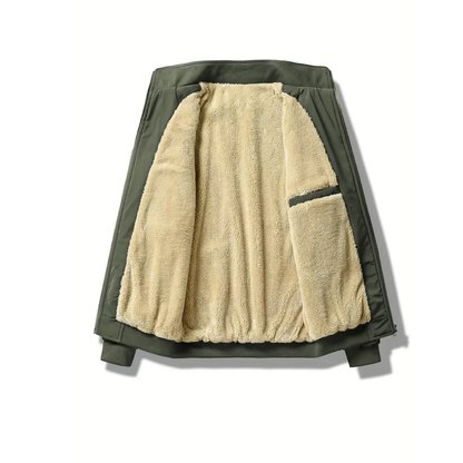 Men's jacket with crocodile lining