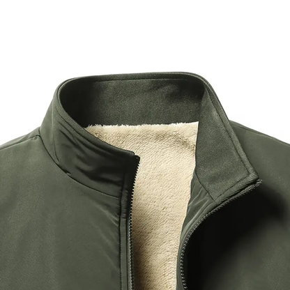 Men's jacket with crocodile lining