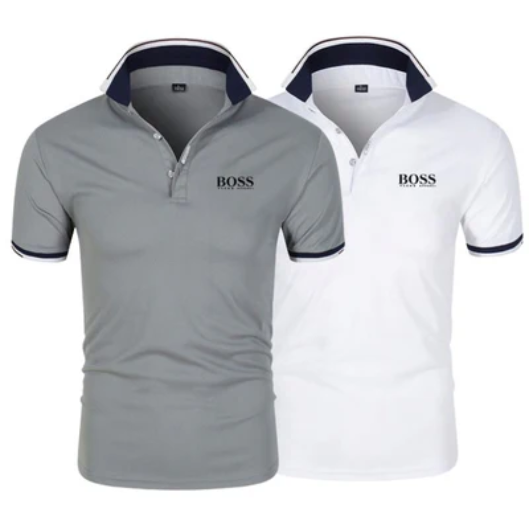 [Buy 1, get 2] 2-pack chef polo shirts