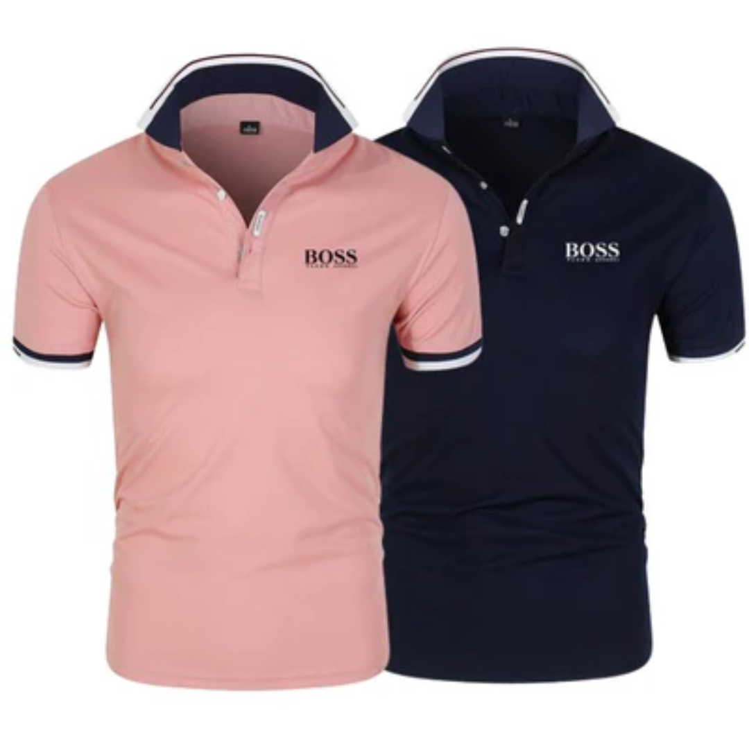 [Buy 1, get 2] 2-pack chef polo shirts