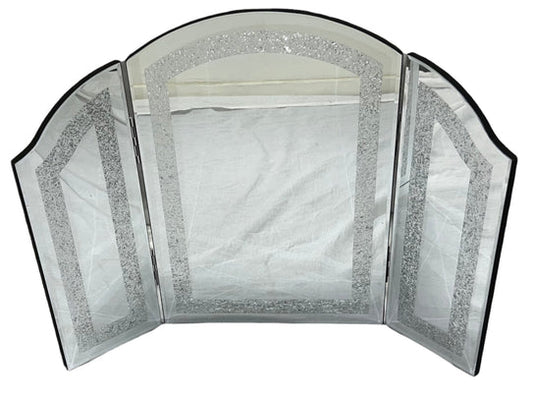 Glimmer Grace: Tri-Fold Vanity Mirror