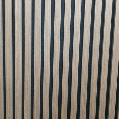 Pack of 4 Square Wood Acoustic Wall Panels 600mm x 600mm With 1x Free Adhesive